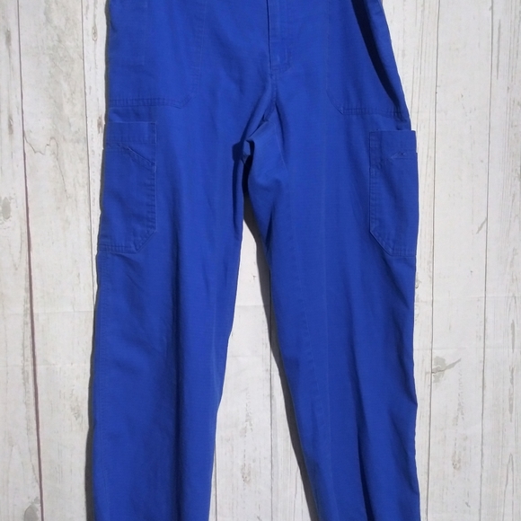 Carhartt Blue Scrub Pants Drawstring Waist - Picture 7 of 7